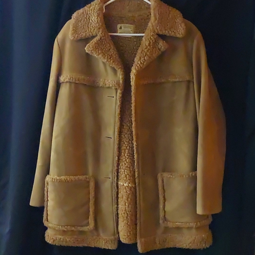 Vintage 1970s Sherpa coat